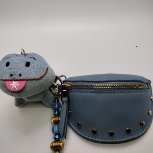 Blue Coin  Purse And Keychain Purse